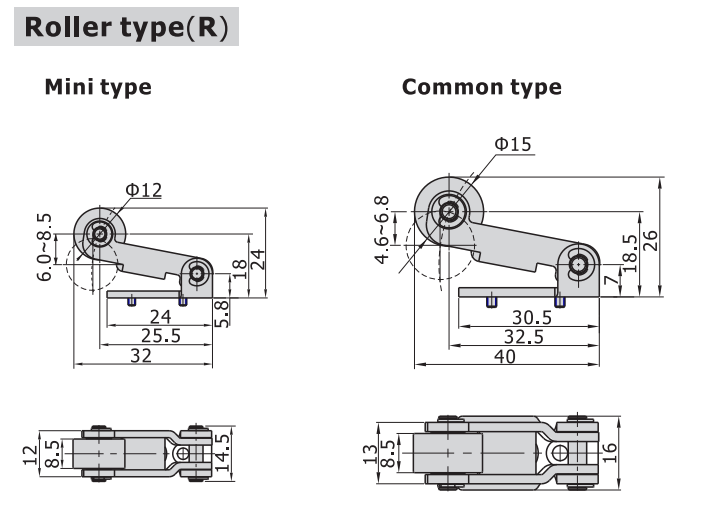 M3L05 AIRTAC MANUAL VALVES, M3 SERIES ROLLER W/RETRUN TYPE 3 WAY 2 POSITION N.C, M5 PORTS